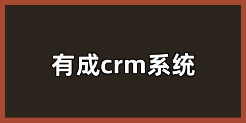 有成crm系统